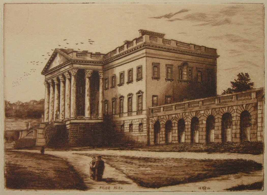 Etching - Prior Park - Ellison